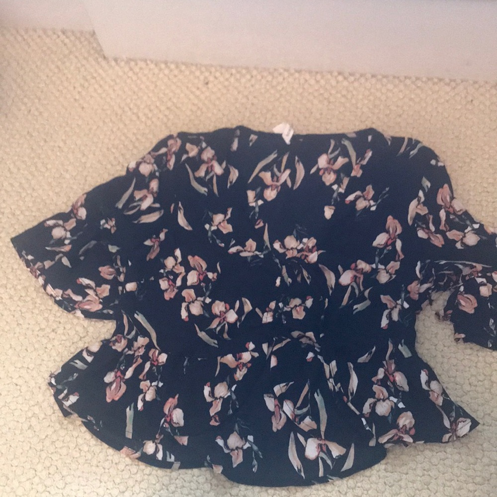 floral crop top